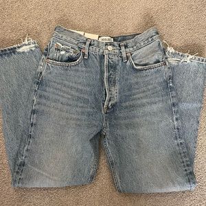 Agolde Riley High Waist Crop Jeans NWT